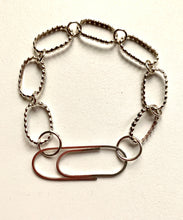 Load image into Gallery viewer, PAPERCLIP CHARM. CLASP & CHAIN EXTENDER