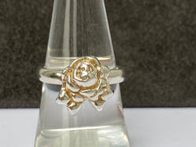 Load image into Gallery viewer, Rose Ring in Sterling Silver.
