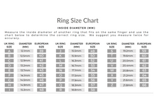 Load image into Gallery viewer, ring size chart
